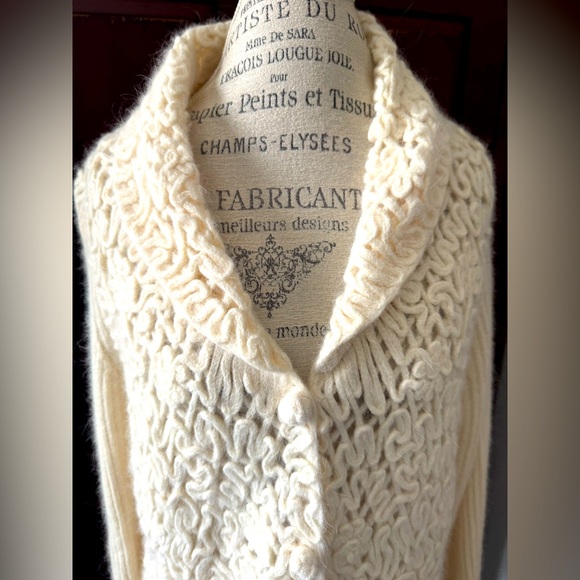 Coldwater Creek Jackets & Blazers - XL Coldwater Creek Wool Rabbit Blend Jacket Cardigan Sweater